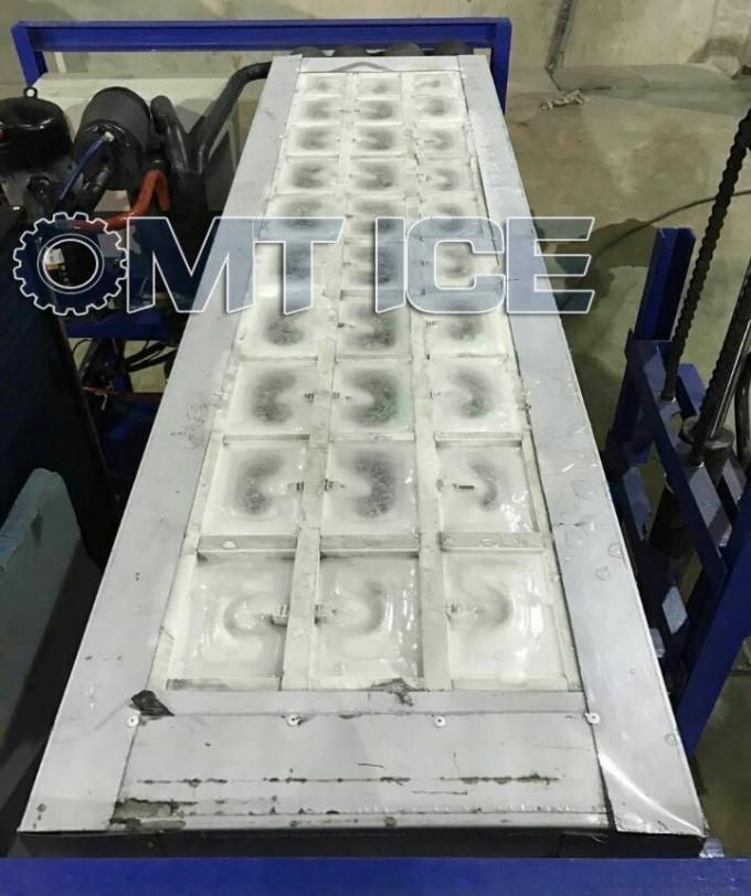 1Ton Automatic Direct Cooling Ice Block Machine Multipurpose Commercial ...