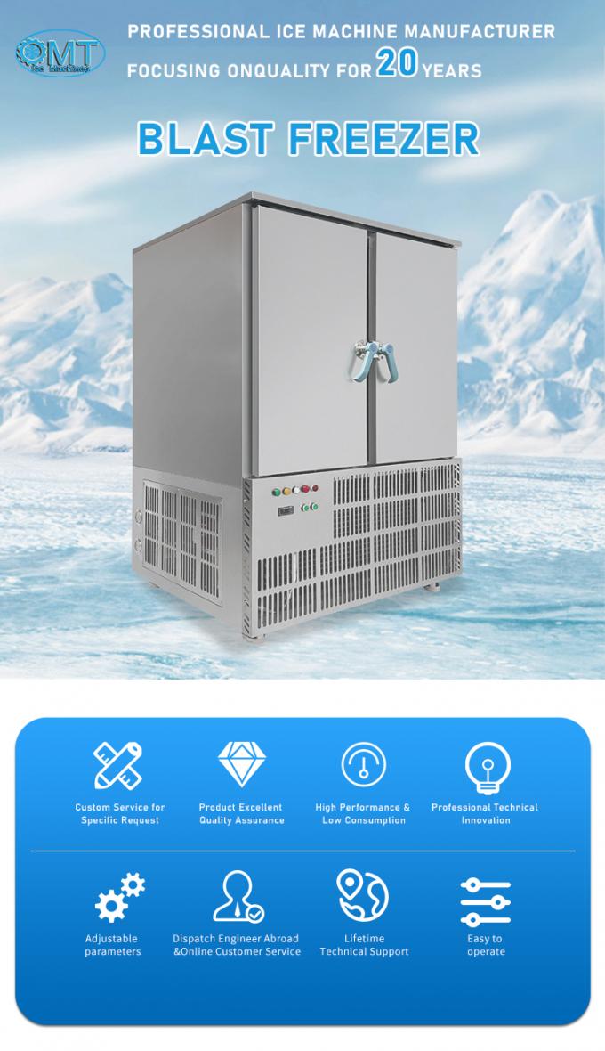 Commercial Stainless Steel Meat Quick Shock Blast Freezer for Fast ...