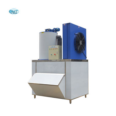 Facile à utiliser 3 tonnes machine de glaçage à refroidissement par air industriel avec compresseur Danfoss et glacière à bloc de saumure