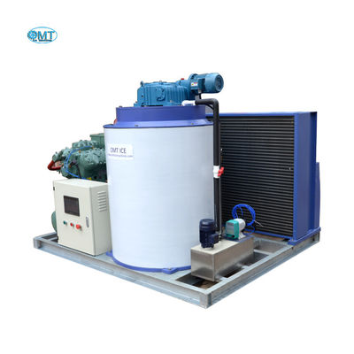Fabricant de glace à flocons industriel entièrement automatique pour le refroidissement des poissons 380v Voltage Danfoss Compresseur