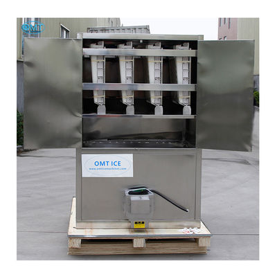 Machine à glace à gros cube à phase unique à commande électrique 1 tonne