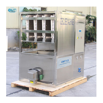 Machine à glace à gros cube à phase unique à commande électrique 1 tonne