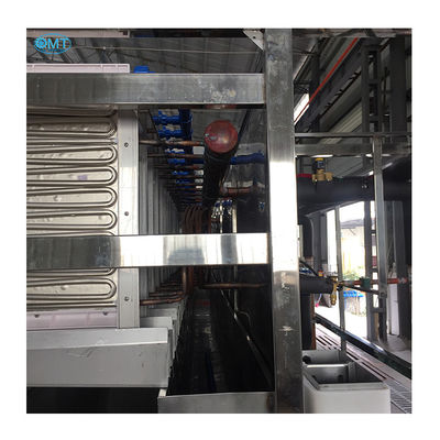 Machine à glaçons à gros cubes en acier inoxydable industrielle 8 tonnes fabricant de cubes de glace géants