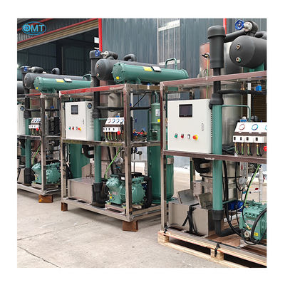 Machine de fabrication de glace en tubes de 3 tonnes avec compresseur Refcomp et télécommande pour la production commerciale de glace de qualité alimentaire