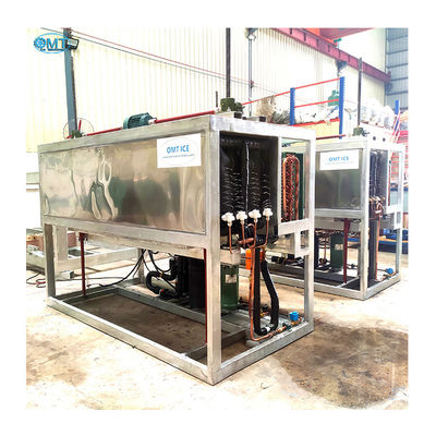 Machine de fabrication automatique de blocs de glace industriels pour les supermarchés Pêche transformation alimentaire