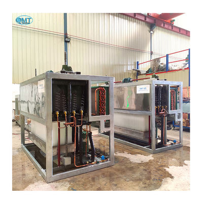 Machine de fabrication automatique de blocs de glace industriels pour les supermarchés Pêche transformation alimentaire