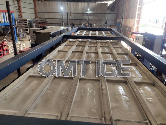 Machine de fabrication de blocs de glace industriels compacts de 3000 kg de capacité