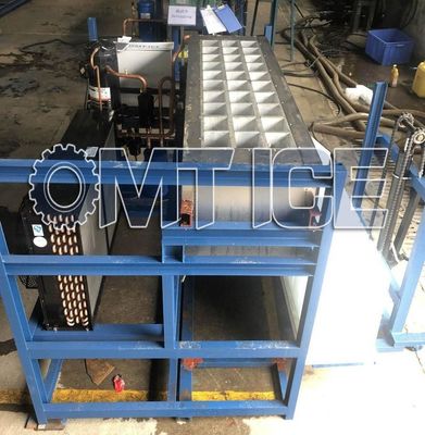 1 tonne machine automatique de refroidissement direct de bloc de glace multi-usage fabricant de glace de bloc commercial