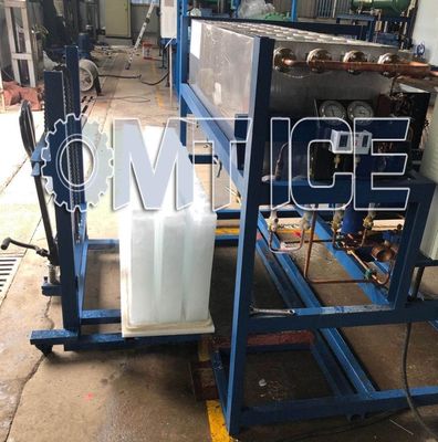 1 tonne machine automatique de refroidissement direct de bloc de glace multi-usage fabricant de glace de bloc commercial