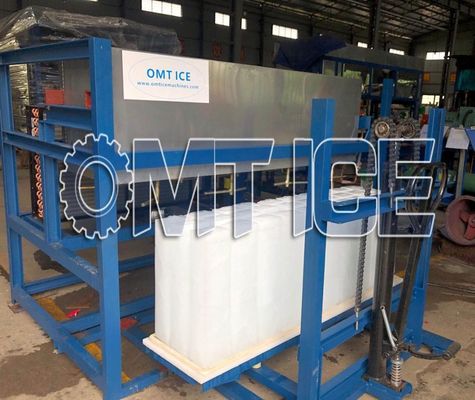 1 tonne machine automatique de refroidissement direct de bloc de glace multi-usage fabricant de glace de bloc commercial