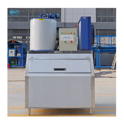 Machine industrielle de fabrication de glace en flocons pour poissons 1/2/3/5/8/10 tonnes Capacité 1370*1030*2035mm Taille