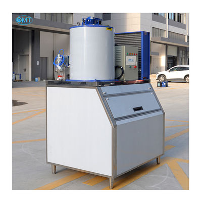 Machine industrielle de fabrication de glace en flocons pour poissons 1/2/3/5/8/10 tonnes Capacité 1370*1030*2035mm Taille