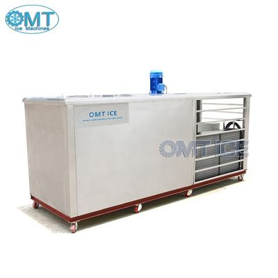 Machine de bloc de glace d'eau salée de 2 tonnes conservant l'air frais refroidi Grand fabricant de bloc de glace