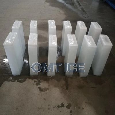 Machine de bloc de glace d'eau salée de 2 tonnes conservant l'air frais refroidi Grand fabricant de bloc de glace