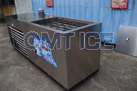 Machine à glaçons à bloc industriel refroidi à l'air R404a réfrigérant ignifuge