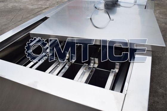 Machine à glaçons à bloc industriel refroidi à l'air R404a réfrigérant ignifuge