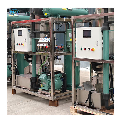 Résistance à la rouille de la machine à glace de haute précision de 3 tonnes personnalisée pour le stockage au froid