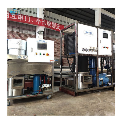 6.8kw Powerhouse Portable Tube Ice Maker 1 tonne fonctionnement stable à grande vitesse