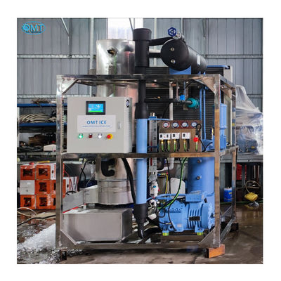 Une machine à glace de 3 tonnes, économe en énergie, équipée de réfrigérant R404a et de grande capacité