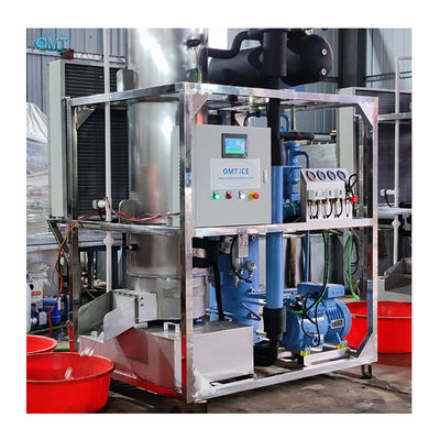 Une machine à glace de 3 tonnes, économe en énergie, équipée de réfrigérant R404a et de grande capacité