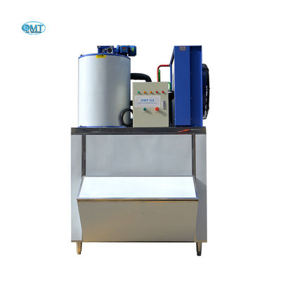 Produits alimentaires boissons eau de mer machine à glace en flocons machine à glace commerciale avec compresseur Bitzer