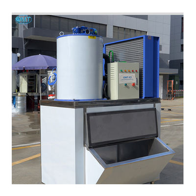 Produits alimentaires boissons eau de mer machine à glace en flocons machine à glace commerciale avec compresseur Bitzer