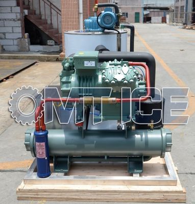 Réfrigérant R404a Machine à glace en flocons d'eau de mer 380V 2 tonnes Machine à glace en flocons