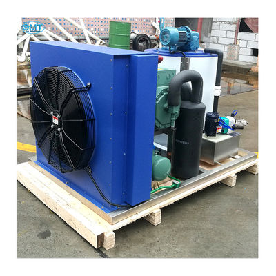 Usine de fabrication de glace en flocons industriels personnalisée en conteneurs avec une grande capacité