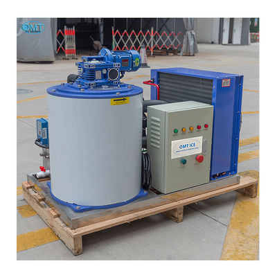 Machine automatique à glace à flocons de glace à eau douce Fabricant de glace commerciale à flocons d'eau douce avec épaisseur de glace de 1,2 à 2,2 mm et réfrigérant environnemental R404A