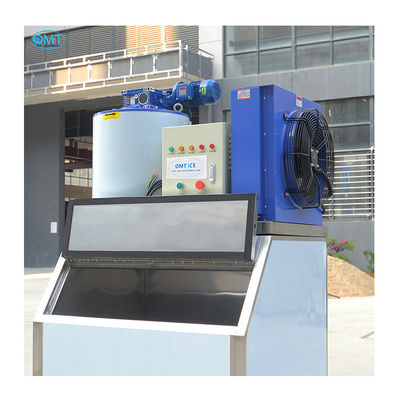 Machine automatique à glace à flocons de glace à eau douce Fabricant de glace commerciale à flocons d'eau douce avec épaisseur de glace de 1,2 à 2,2 mm et réfrigérant environnemental R404A