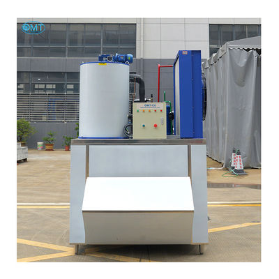 Voltage personnalisé 380v Neige eau douce machine à raser la glace en flocons avec compresseur Danfoss