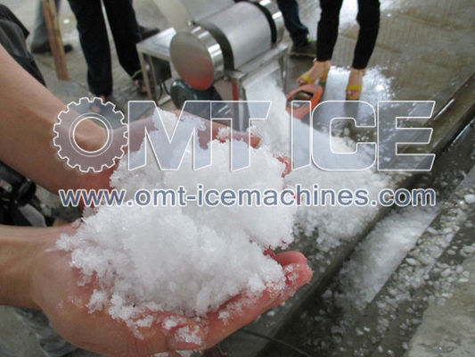 Machine de concassage de glace à blocs OMT pour le concassage de blocs de glace de 5 à 100 kg 1100*750*1100mm Dimensions et poids de 160 kg