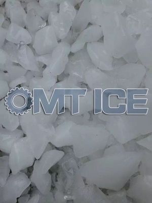 380V Voltage glacière Broyeur de blocs de glace Machine pour la boulangerie Pain Broyage de glace 1-2mm Autre capacité de stockage de glace