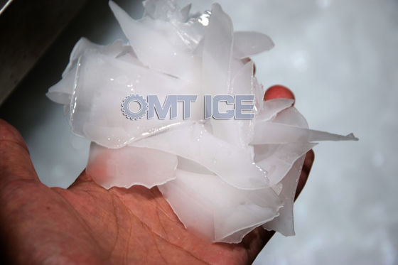 Machine à faire des flocons de glace de 5 tonnes 3P d'eau douce 2,2 mm d'épaisseur Flocon de neige