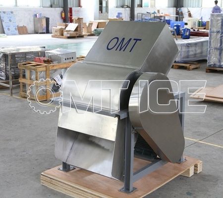 Coupe-glace en acier inoxydable pour 50 kg de glace dans un restaurant de restauration rapide