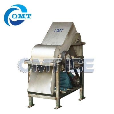 7.5KW Input Bloc de glace Crusher Machine anti-corrosion Facilité de nettoyage et d'entretien