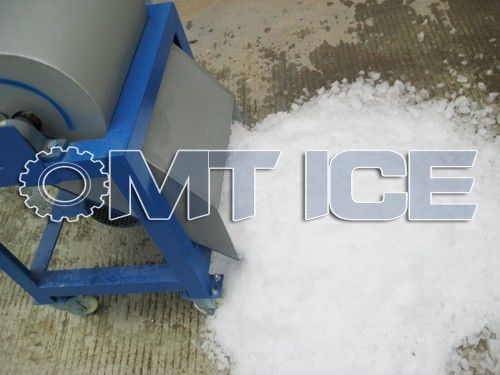 Machine de concassage de glace électrique à vitesse réglable à grande capacité avec conteneur