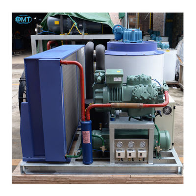 Compacte 5T machine à glace en flocons Opération stable polyvalente pour le stockage du poisson