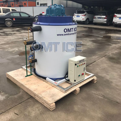 Machine automatique à glace à flocons d'eau douce refroidie à l'air 5 tonnes