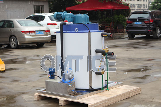 Machine automatique à glace à flocons d'eau douce refroidie à l'air 5 tonnes