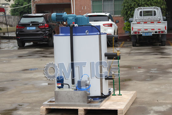 Machine automatique à glace à flocons d'eau douce refroidie à l'air 5 tonnes