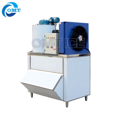 400 kg machine de glaçage commercial avec bac de stockage de glace et système de contrôle PLC Siemens