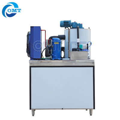 400 kg machine de glaçage commercial avec bac de stockage de glace et système de contrôle PLC Siemens