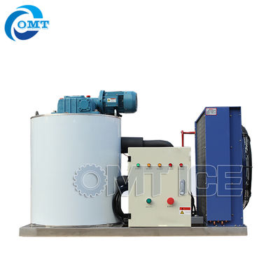 400 kg machine de glaçage commercial avec bac de stockage de glace et système de contrôle PLC Siemens