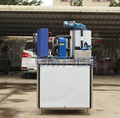 machine de fabrication de glace en flocons de haute précision système solaire pour la conservation des poissons compresseur Danfoss