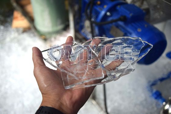 1Ton Plate Ice Machine Air Cooling Commercial Ice Maker Machine hautement automatisée