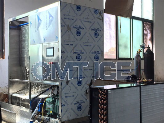 1Ton Plate Ice Machine Air Cooling Commercial Ice Maker Machine hautement automatisée