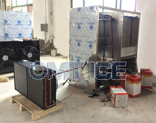 1Ton Plate Ice Machine Air Cooling Commercial Ice Maker Machine hautement automatisée