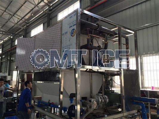 3 tonnes fabricant de glace en plaque refroidissement par eau réglable de la vitesse