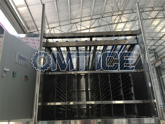3 tonnes fabricant de glace en plaque refroidissement par eau réglable de la vitesse